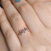 Waterproof Temporary Tattoo Stickers I Love You Tattoo Flash Tattoo Back of Hand Female Male