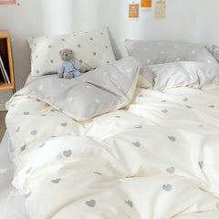 Bedding Set 2 Bedrooms Sheet Duvet Cover Linens Bedspread Euro Nordic 150 Cute 150x200 220 × 240 Floral King Luxury 160x200