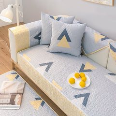 Four Seasons Sofa Cover Cotton Non-slip Sofa Couch Seat Cushion Armrest Towel Fabric L Shape Pillowcover Living Room Home Decor