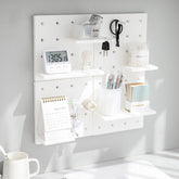Household Wall Storage Rack for Cosmetic Ornament Stationery Punch Free Dormitory Organizer Board Nordic Figures Display Shelf