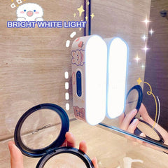 LED Creative Night Light Dormitory Induction Desktop Ornaments Bedroom Light Student Learning Desk Lamp Bedside Rechargable
