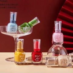 YICKYUE Micro Gel Nail Polish No Bake Non-peel Nail Polish Fast Drying 48 Colors Large Capacity 14ml Long Lasting Oily No Bake