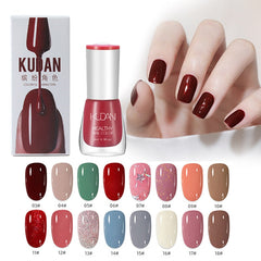 Yickyue Matte Effect Gel Nail Polish Waterproof Quick-drying Nail Semi-permanent Varnish Gel 8ml Without UV Lamp Solid Color Manicure