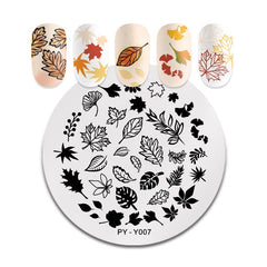 PICT You Fall Patterns Nail Stamping Plates Stencil Stainless Steel Tools Nail Art Stamp Template Design Plate