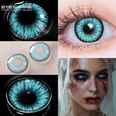 YICKYUE - 1Pair Cosplay Color Contact Lenses for Eyes Multicolored Contact Lenses Anime Accessories Anime Lenses Halloween Lneses