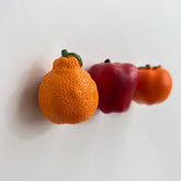 Yickyue Creative 3D Fruits Magnets Oranges Refrigerator Magnet Apples Fridge Persimmon Sticker Home Door Decor