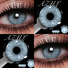 YICKYUE Colored Contact Lenses Natural Lenses Yearly Beauty Lens Eye Contacts for Eyes Makeup, Parties Campus Travel Camping
