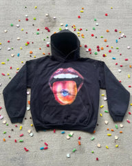 Hearujoy 2024 Summer New Fashion Big Lips Printed Oversized Hoodie Men's Y2K Street Hip Hop Harajuku Loose Long Sleeve Pullover Women's