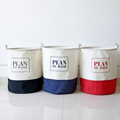 Large Storage Bag Dual Color Block Folding Laundry Basket Toy Magazine Clothes Organizer and Organizer Washable Bathroom Room