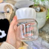 Yickyue 240/450 ML Mini Water Cup Small Capacity Cute Plastic Cup Anti-Fall With Lid Water Cup Portable Female Student Cup