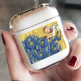 3D Art painting Van Gogh silicone earphone case for apple airpod pro 3 wireless bluetooth charging cover for airpod 1/2 box capa