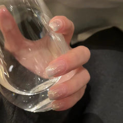 Pearlescent Shell Handmade Press On Nails