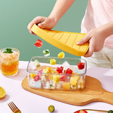 28/32grid Double Ice Mold Silicone Pp DIY Ice Cube Moulds With Ice Storage Box Kitchen Party Whiskey Cold Drink Tool