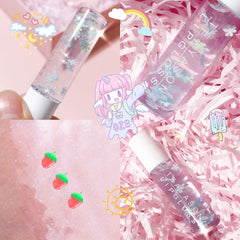 Bulk Clear Lipgloss Base Moisturizer Lips Oil Nutritious Glitter Liquid Tint Lip Glaze Wholesale Transparent Lip Gloss Makeup