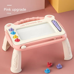 New children's drawing board Montessori color magnetic graffiti board boy girl gift toy with table leg erasable writing board