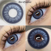 YICKYUE 1Pair Colored Contact Lenses for Eyes Gray Pupils Lens Fashion Blue Eye Contacts Green Lenses Brown Lenses Yearly