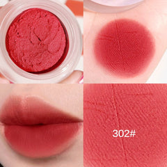 Xixi Velvet Soft Waxy Filling Lip Mud Matte Matte Lip and Cheek Dual-use Non-fading Long-lasting Natural Nude Makeup Lip Makeup