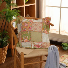 50*50cm Flower Square Cotton Throw Pillowcase Fabric with Cores Cushions Cute Pillows Lumbar Pillows Sofa Pillow Set Square