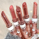 Yickyue Sexy Nude Lipstick Matte Waterproof Long Lasting Brown Velvet Lip Balm Non-stick Cup Lip Gloss Korea Makeup