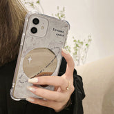 3D mirror sapce dream soft silicone phone case for iphone 13 mini 11 pro max 12 7 8 plus x xr xs max cute protective cover
