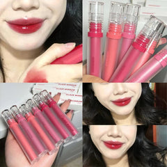 Yickyue Transparent Jelly Lip Glaze Mirror Water Lipstick Waterproof Moisturising Lip Gloss Long Lasting Non-stick Cup Korean Cosmetics