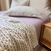 YICKYUE - Summer Quilt French Style 2024 New Pure Cotton Double Layer Yarn Soybean Fiber Cool Blanket Air Condition Quilt