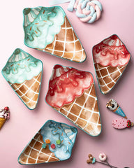 Cute Ice Cream Plate