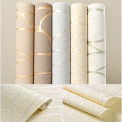 10M on-woven Wallpaper Simple Wallpaper Roll Bedroom Dinning Living Room Wall Covering Modern Wall Paper 3D Home Decor