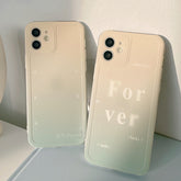 Original Queen forever matte soft silicone letter phone case for iphone x xr xs max 11 12 mini pro max 7 8 plus cover capa