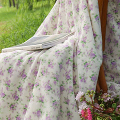 Yickyue Ins Floral Flower Winter Blanket Thickened Milk Velvet Cover Blanket Shawl Cover Leg Plush Coral Lamb Blanket Office Nap Blanket