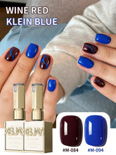 YICKYUE - Viral Duo Gel Set - Wine Red & Sapphire Brightening Nail Polish for Trendy Manicures