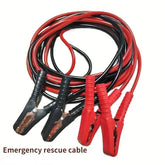 YICKYUE - 3.8M Car Jumper Cables Emergency Power Start Cable Auto Battery Booster Jumper Battery Starter Tool for 2.5 Displacement Vehicle