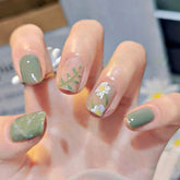24pcs Multi-Type Wear Short Paragraph Fashion Manicure Patch False Nails Save Time Wearable Nail Patch SAL99