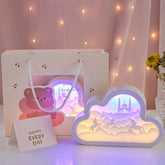 Desk Decoration Paper Carving Light Female High-level Birthday Gifts for Girls Creative Exquisite Lamp Beside Night Light