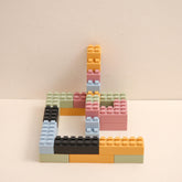 4 Pc DIY Building Blocks Wall Figures Bricks Creative Toys for Children Size Compatible Learning Classic Educational Toy Set Gif