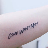 Waterproof Temporary Tattoo Stickers English Alphabet Tattoo Flash Tattoo Arm Leg Female Male