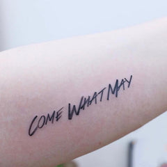 Waterproof Temporary Tattoo Stickers English Alphabet Tattoo Flash Tattoo Arm Leg Female Male