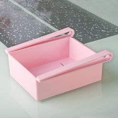 Refrigerator Adjustable Stretchable Organizer Drawer Basket Refrigerator Drawers Fresh Spacer Layer Food Storage Rack