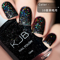 YICKYUE - 12ml Fast Dry Nail Polish Shiny Nail Art Lacquer KJB-13
