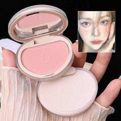 Yickyue Monochrome Blush Palette Cheek Tint Orange Peach Pink Blush Makeup Rouge Contour Shadow Palette Waterproof Women Blush Cosmetic
