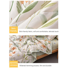 PEIDUO Simple Modern Air Condition Thin Blanket Summer Quilt Cotton Fluffy Plaid Blanket On The Bed Comfortable Comforter
