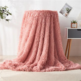 Yickyue Winter Warm Fluffy Fur Sofa Blanket Breathable Couch Chair Bedding Cover Bedspread Tapestry Home Decor
