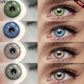 YICKYUE Cosmetic Color Contact Lenses Colored Pupils 2023 New Blue Lenses Cheap Lens Discounts Fashion Blue Eyes Contacts