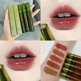 YICKYUE - Mirror Lipstick Water Lip Gloss Waterproof Long Lasting Glass Lip Glaze Fashion Sexy Red Lip Makeup Portable Cosmetic