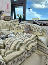 Fre Small Floral 8m Cotton Bedding Set Quilt Cover Pure Cotton Bed Canopy Four Piece Bedding Set Double Layered Weave