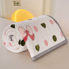 YICKYUE - Coral Fleece Throw Blankets, Multi Function, Protable Blanket for Home,Travel, Cute Soft Bed, Sofa, Bedspread, Autumn, Winter