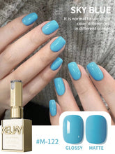 YICKYUE - 1PC 15ML Sky Blue Nail Gel Semi Permanent Nail Art Soaking UV LED Nail Salon DIY Nail Salon Gel For Spring And Summer