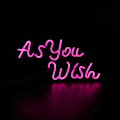 Chi-buy LED Neon as You Wish USB Powered Neon Signs Night Light 3D Wall Art Bedroom Living Room Decor Lamp Signs