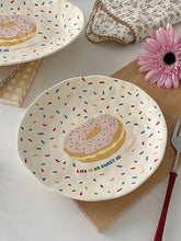 YICKYUE - Cream Colored Ceramic Dining Plate, Elliptical Fish Plate, Kitchen Cutlery Set, Home Decoration, 8 ", 10"