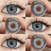 YICKYUE - New 1pair Natural Color Contact Lenses for Eyes Blue Lenses Gray Pupils Lens Brown Lense Yearly Cosmetic Green Contacts